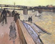 Vincent Van Gogh The Bridge at Trinquetaille (nn040 oil